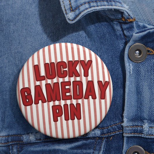 Striped Lucky Gameday Pin