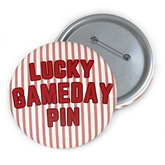 Striped Lucky Gameday Pin