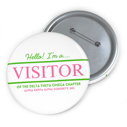 Custom Visitor Button Pin