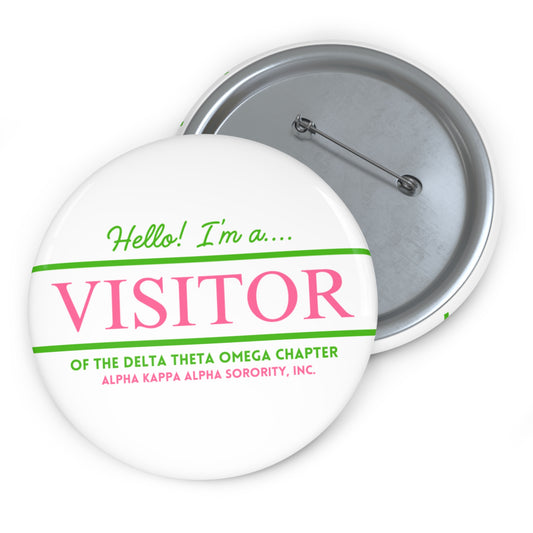 Custom Visitor Button Pin
