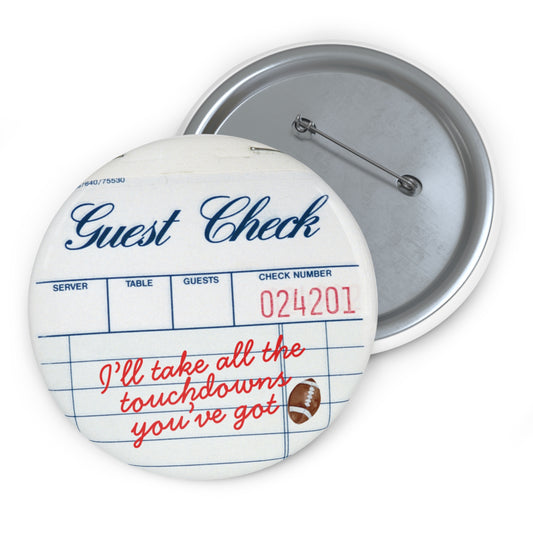 Guest Check Touchdown Lover Pin