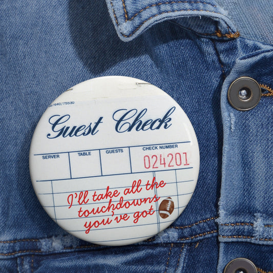 Guest Check Touchdown Lover Pin