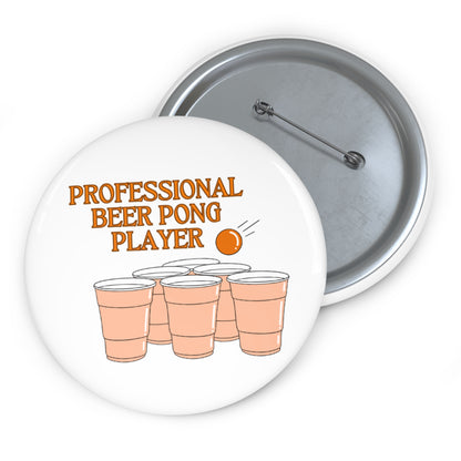 Professional Beer Pong Player Pin