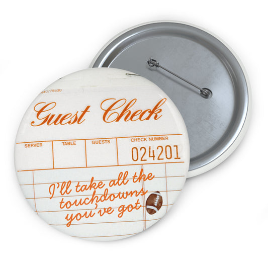 Guest Check Touchdown Lover Pin