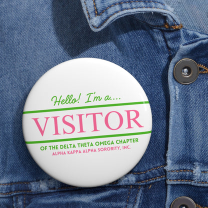 Custom Visitor Button Pin